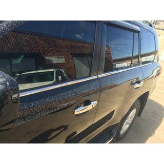 Хромированные Накладки на Ручки (4 шт., Нержавейка) Lexus LX570/450d 2008-2022 гг. фото 4