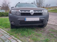 Renault Duster 2008–2017 гг. Зимняя нижняя накладка на решетку радиатора Матовый фото 1