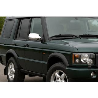 Накладки на Зеркала (2 шт, Нержавейка) Land Rover Discovery II 1998-2004 гг. фото 1