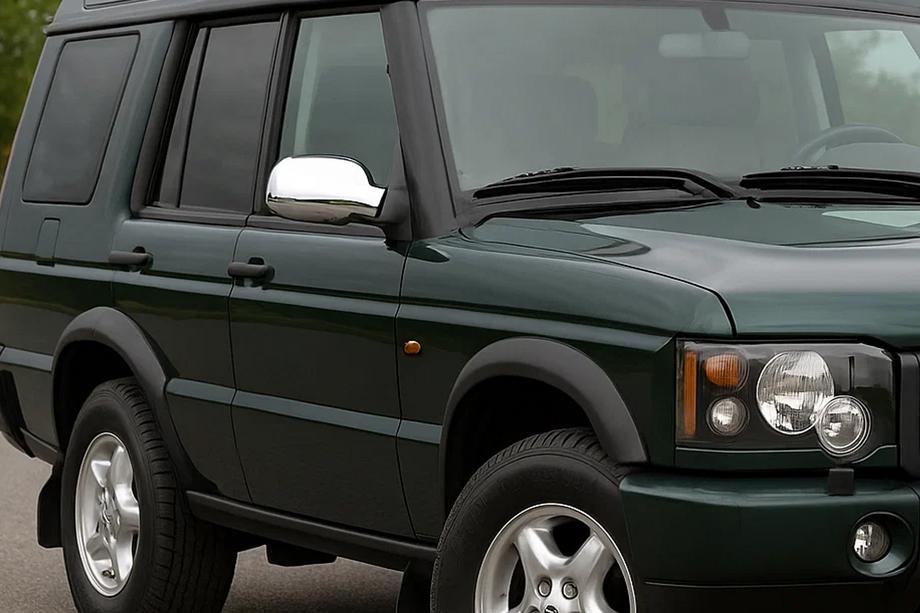 Land Rover Discovery II 1998-2004 гг. Накладки на Зеркала (2 шт, Нержавейка) Carmos - Турецкая Нержавеющая Сталь Image