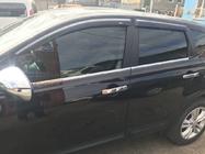Nissan Qashqai 2010-2014 гг. Наружные накладки на двери (4 шт, нержавейка) Стандартная база, OmsaLine - Итальянская нержавейка фото 5