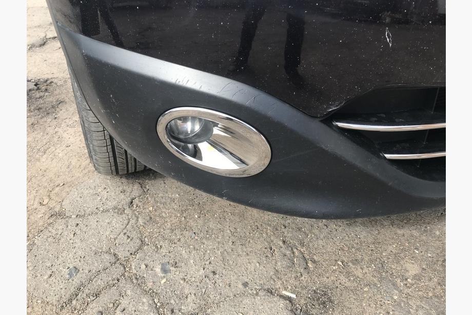 Nissan Qashqai 2010-2014 гг. Окантовки противотуманных фар с углублением (2 шт, пластик) Фото 10