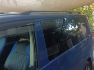 Volkswagen T5 Transporter 2003-2010 гг. Черные рейлинги Длинная база, пластиковые ножки фото 20