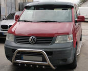 Volkswagen T5 Transporter 2003-2010 гг. Кенгурятник WT003 (нержавейка) 50мм, без надписи фото 7