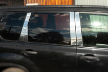 Nissan X-trail T31 2007-2014 гг. Накладки на дверные стойки из нержавеющей стали (8 шт) фото 6