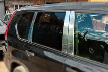 Nissan X-trail T31 2007-2014 гг. Накладки на дверные стойки из нержавеющей стали (8 шт) фото 2