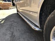 Volkswagen T5 Caravelle 2004-2010 гг. Боковые Подножки Premium (2 шт., Нержавейка) 60 мм, короткая база фото 1