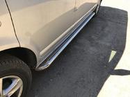 Volkswagen T5 Caravelle 2004-2010 гг. Боковые Подножки Premium (2 шт., Нержавейка) 60 мм, короткая база фото 5