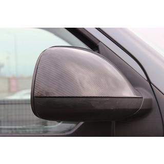 Накладки на Зеркала (2 шт., Карбон) Volkswagen T5 2010-2015 гг. фото 4