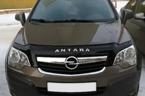 Opel Antara 2006-2017 гг. Хром Накладки на Решетку (3 шт, Нержавейка) фото 1