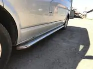 Volkswagen T5 2010-2015 гг. Боковые Подножки Premium (2 шт., Нержавейка) фото 4