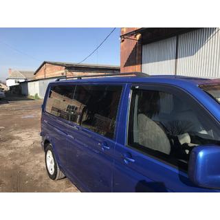 Черные рейлинги Volkswagen T6 2015-2024 гг. фото 4