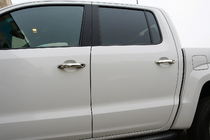 Volkswagen Amarok 2010-2022 гг. Хромированные Накладки на Ручки Дверей (4 шт, Нержавейка) фото 1