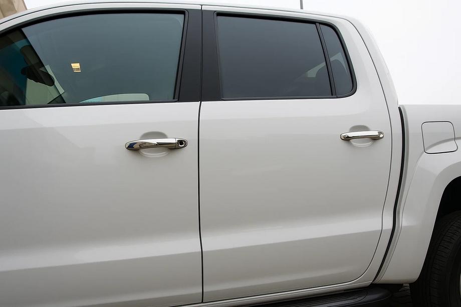 Volkswagen Amarok 2010-2022 гг. Хромированные Накладки на Ручки Дверей (4 шт, Нержавейка) Image