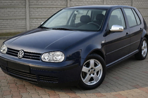 Volkswagen Golf 4 1997-2006 гг. Хромированные Накладки на Зеркала (2 шт.) Хромированный пластик фото 1
