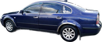 Volkswagen Passat B5 1997-2005 гг. Хромированные Накладки на Ручки (4 шт., Нержавейка) OmsaLine - Итальянская Нержавейка фото 2