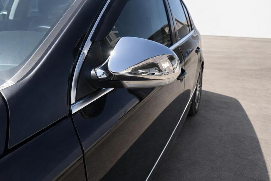 Volkswagen Passat B6 2006-2012 гг. Накладки на Зеркала (2 шт., Нержавейка) Carmos - Турецкая Нержавеющая Сталь Image