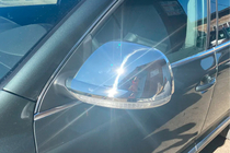 Volkswagen Touareg 2002–2010 гг. Накладки на Зеркала 2007-2010 (2 шт., Нержавейка) Carmos - Турецкая сталь фото 4