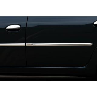 Молдинги на двери Нержавеющая сталь (4 шт.) Dacia Logan I 2008-2012 гг. фото 1