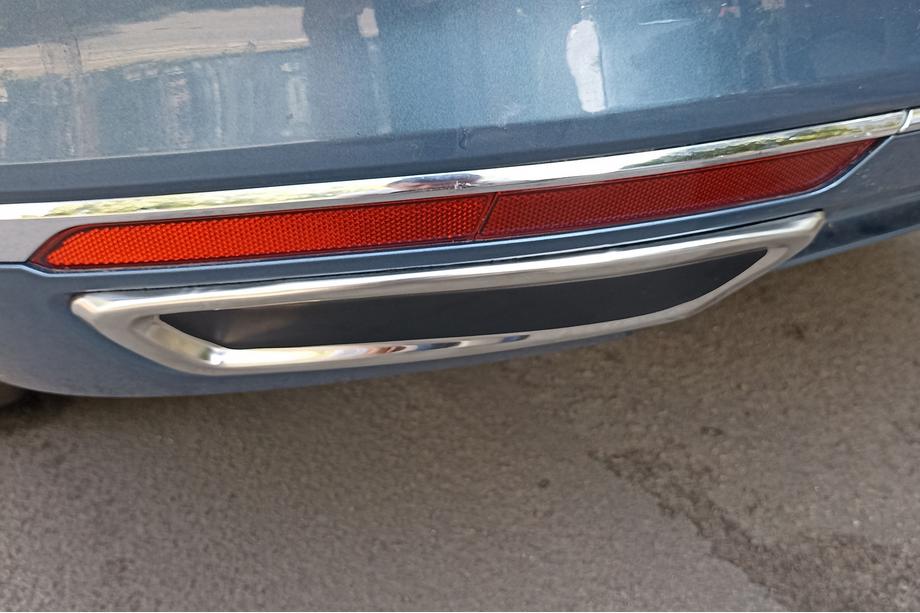 Volkswagen Passat B8 2015-2023 гг. Накладки имитация выхлопа SD/SW (2015-2018, 2 шт, нержавейка) OmsaLine - Итальянская Нержавейка Фото 10