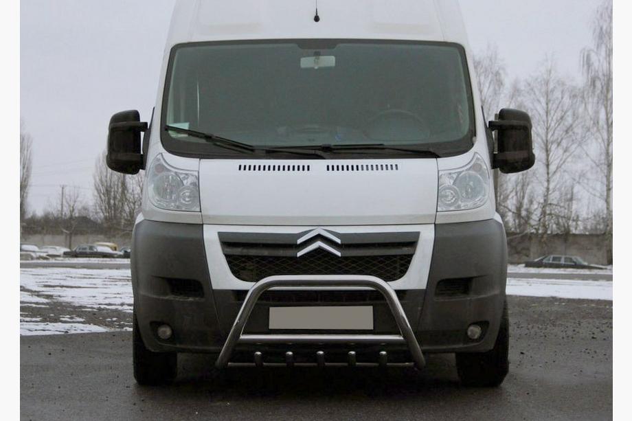 Fiat Ducato 2006-2025 гг. Передняя дуга WT003 (нерж. сталь) Фото 5