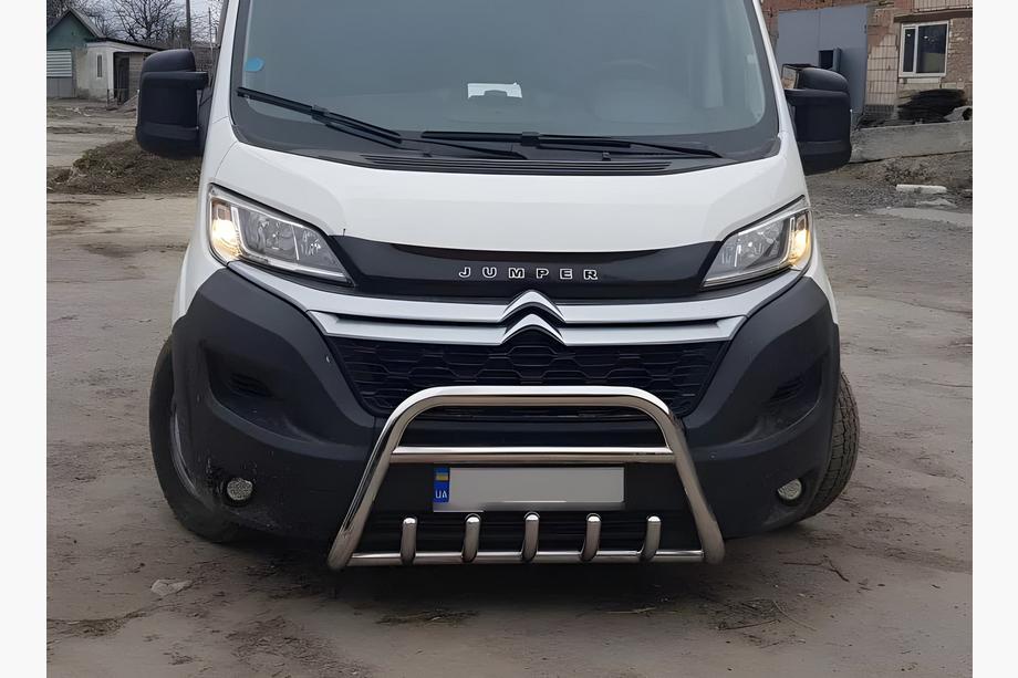 Fiat Ducato 2006-2025 гг. Передняя дуга WT003 (нерж. сталь) Image