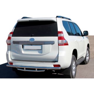 Задняя дуга AK002-2v1 (нержавейка) Toyota Land Cruiser Prado 150 2009-2023 гг. фото 1