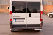 Citroen Jumper 2007-2025 гг. Задние уголки AK003 (2 шт., нержавейка) фото 5