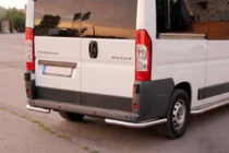 Citroen Jumper 2007-2025 гг. Задние уголки AK003 (2 шт., нержавейка) фото 2