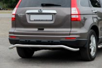 Honda CRV 2012-2016 гг. Задняя дуга AK008 (нержавейка) фото 1