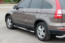Honda CRV 2012-2016 гг. Боковые трубы BB002 (2 шт., нержавейка) фото 2