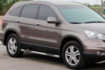 Honda CRV 2012-2016 гг. Боковые трубы BB002 (2 шт., нержавейка) фото 6