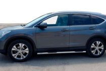 Honda CRV 2012-2016 гг. Боковые трубы BB002 (2 шт., нержавейка) фото 1
