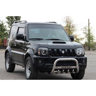 Кенгурятник QT006 (нержавейка) Suzuki Jimny 1998-2018 гг. фото 4