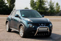 Nissan Juke 2010-2019 гг. Кенгурятник QT012 (нержавейка) фото 3