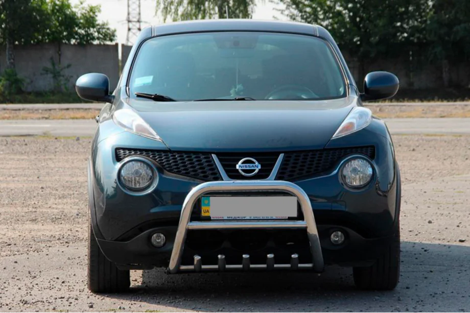 Nissan Juke 2010-2019 гг. Кенгурятник QT012 (нержавейка) Image