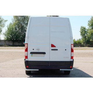 Задние уголки AK003 (2 шт., нержавейка) Opel Movano 2010-2021 гг. фото 4