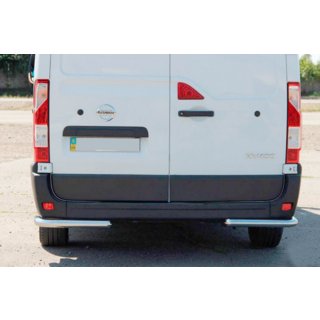 Задние уголки AK003 (2 шт., нержавейка) Opel Movano 2010-2021 гг. фото 2