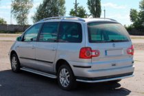 Volkswagen Sharan 1995-2010 гг. Задняя защита AK005 фото 2
