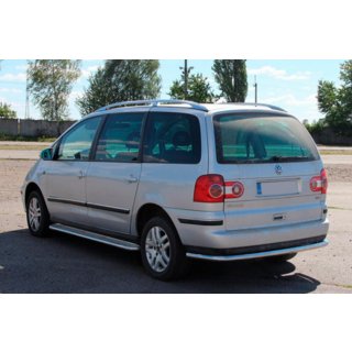 Задняя защита AK005 Volkswagen Sharan 1995-2010 гг. фото 2
