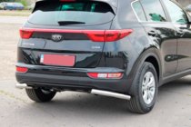 Kia Sportage 2015-2021 гг. Задняя защита углы AK003 (нержавейка) фото 2