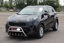 Kia Sportage 2015-2021 гг. Кенгурятник WT003 (нержавейка) фото 4