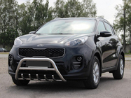 Kia Sportage 2015-2021 гг. Кенгурятник WT003 (нержавейка) фото 1