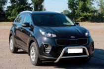 Kia Sportage 2015-2021 гг. Кенгурятник WT006 (нержавейка) фото 8
