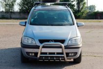 Opel Zafira A 1998-2005 гг. Кенгурятник QT006 (нержавейка) фото 1