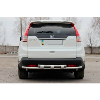 Задняя дуга AK002-двойная (нержавейка) Honda CRV 2012-2016 гг. фото 2
