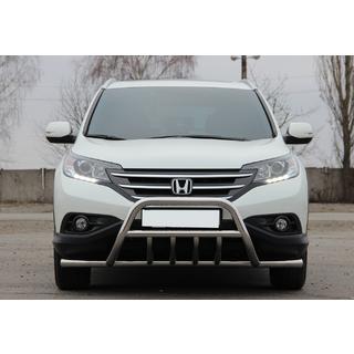 Передняя защита WT003-ST-V1 (нержавейка) Honda CRV 2012-2016 гг. фото 1