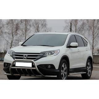Передняя защита WT003-ST-V1 (нержавейка) Honda CRV 2012-2016 гг. фото 3