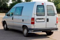 Peugeot Expert 1995-2007 гг. Задние двойные уголки AK003-двойные (нерж сталь) фото 2