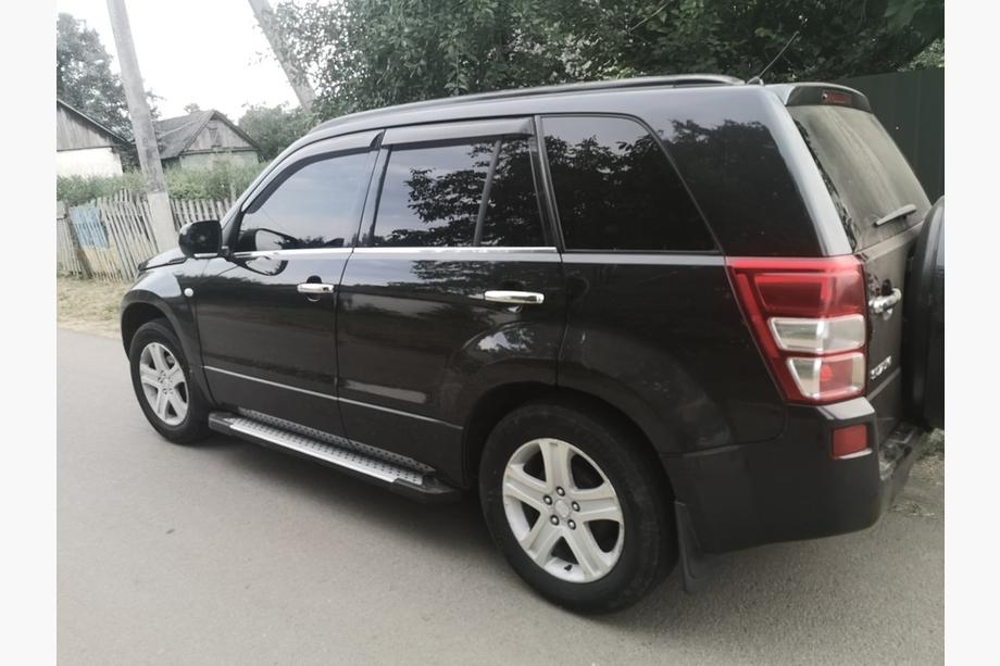 Suzuki Grand Vitara 2005-2017 гг. Окантовка окон нержавейка (4 шт) Фото 1